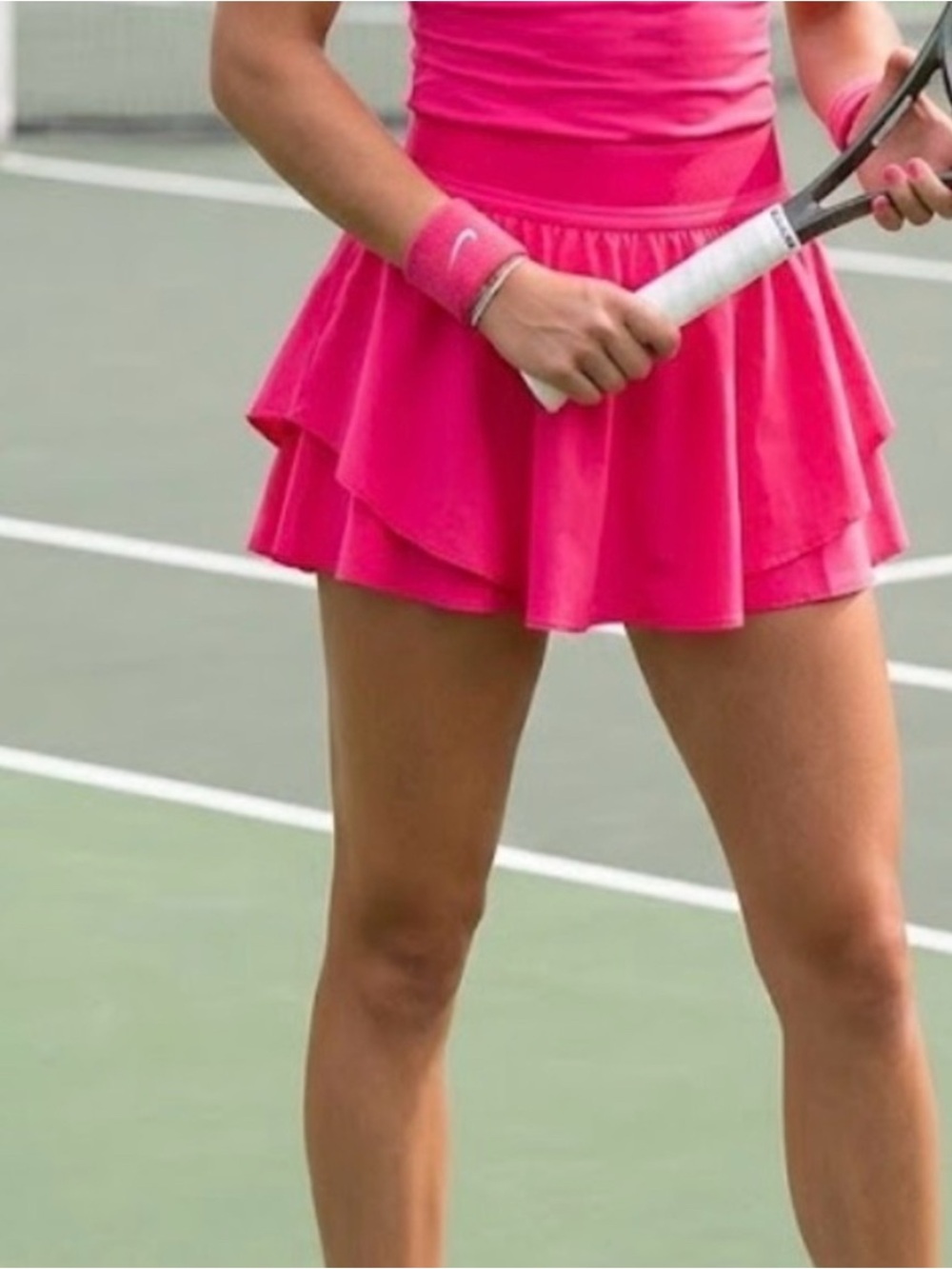 Lululemon Pink Tiered Tennis Skirt